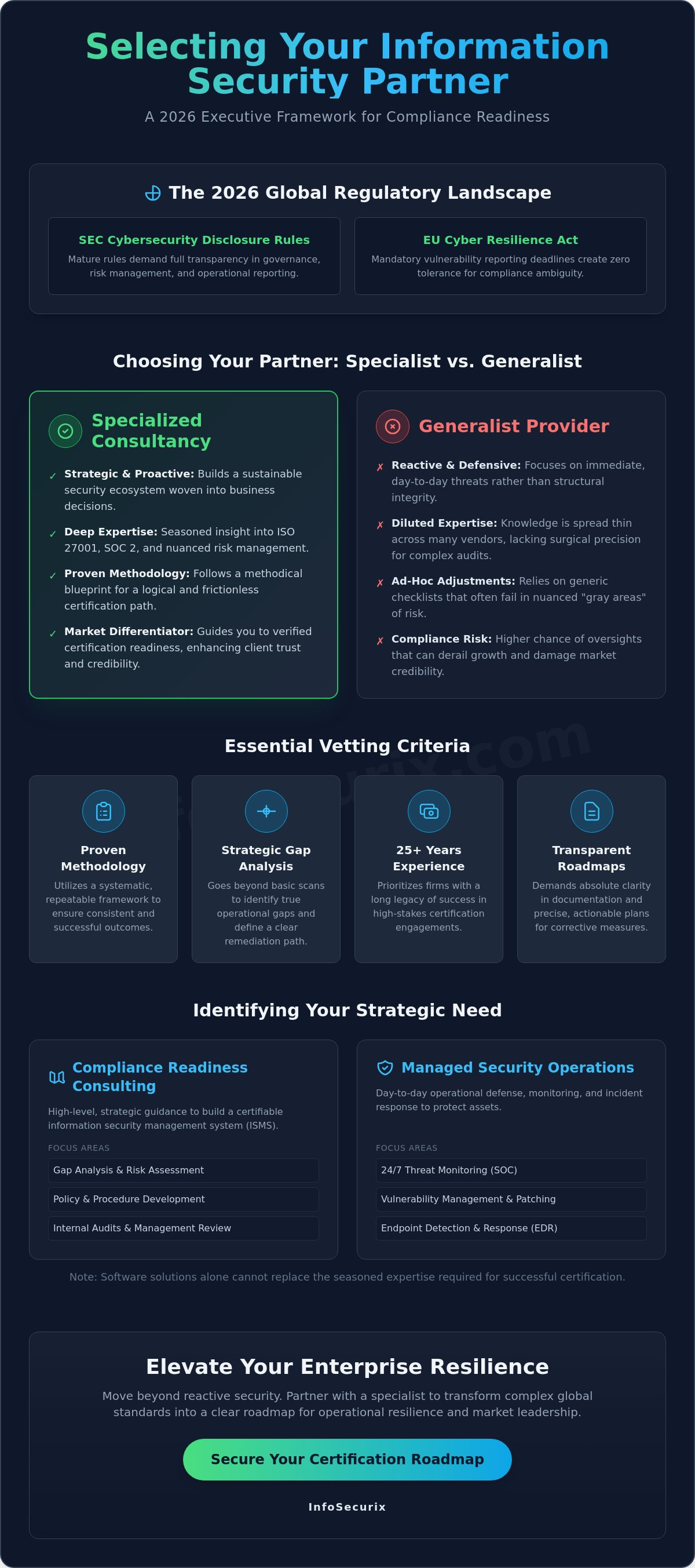 How to Choose an Information Security Consulting Firm: A Strategic Selection Guide for 2026