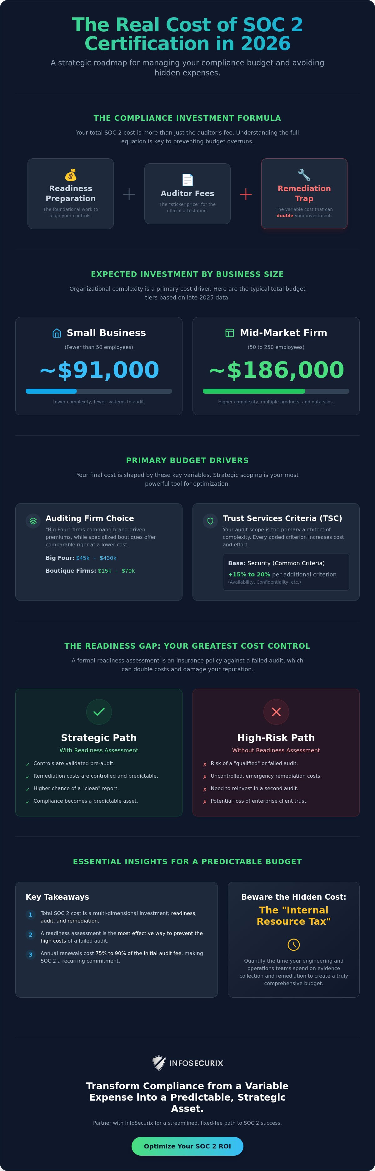 The Strategic Guide to SOC 2 Certification Cost in 2026